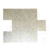 Beige Marble Brick Tiles Macchiato Cream Botticino 16X24 Brushed Straight Flooring
