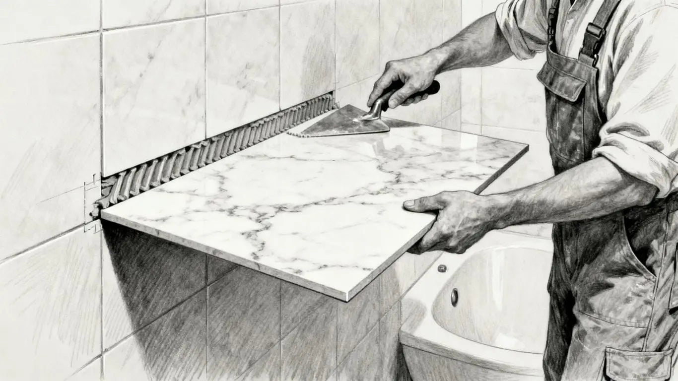 Professional stone installation and maintenance steps