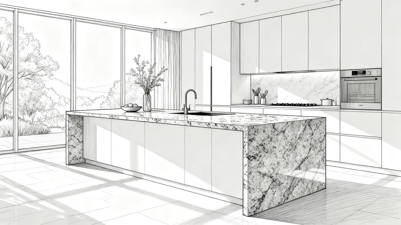 Kitchen workspace setup
