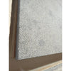 Gray speckled Milano Heritage limestone tile slab, polished surface with veining
