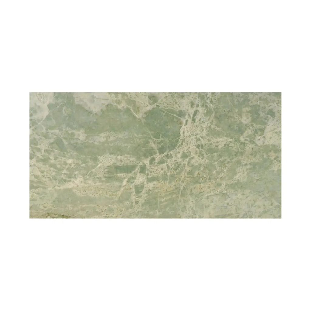 Ming Green 12X24 Marble Polished or Honed showcasing a luxurious green marble slab