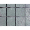Gray stone mosaic tiles in Ming Green 2x2 polished-honed grid