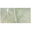 Green marble slab with white veining from Ming Green 12X24 Marble Polished or Honed