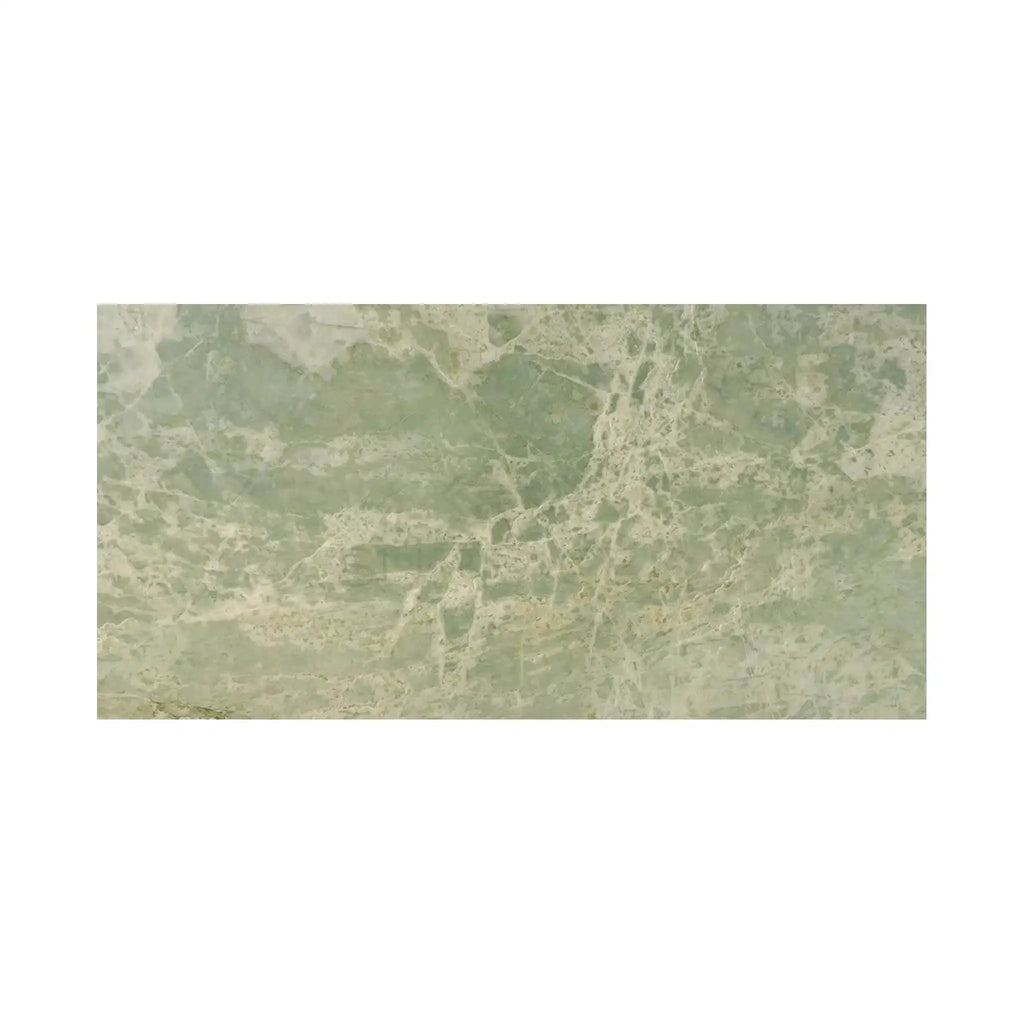 Ming Green 12X24 Marble Polished or Honed showcasing a luxurious green marble slab