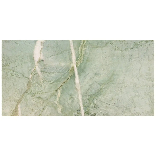 Green marble slab featuring Ming Green 12X24 Marble Polished or Honed finish