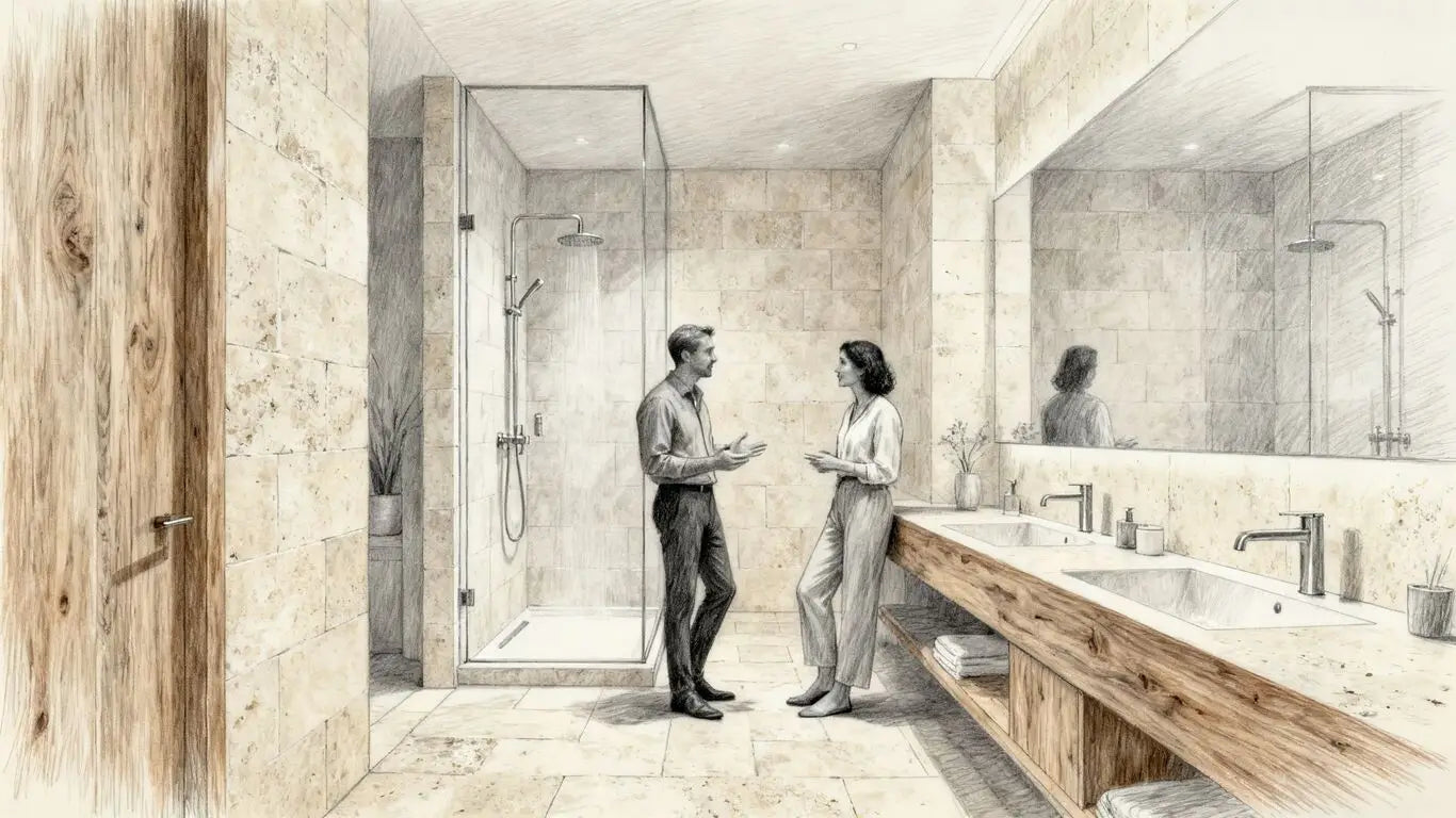 Spa inspired bathroom