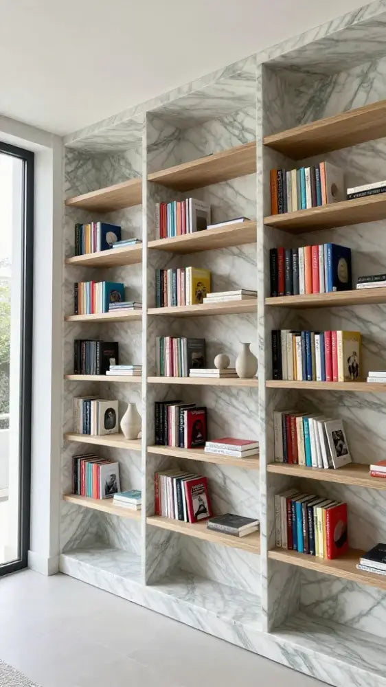 Minimalist Bookshelf Backing Panels