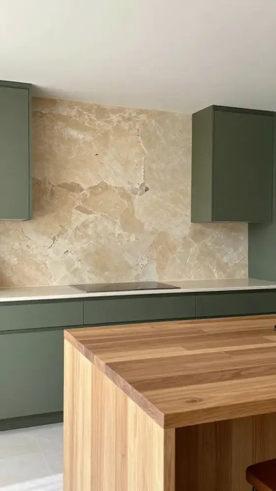 Textured Kitchen Backsplashes for Warmth