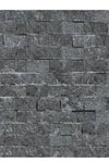 Nero Marquina/Black 1X2 Brick Marble Mosaic Split-Faced