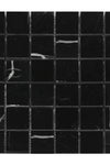 Nero Marquina/Black 2X2 Marble Mosaic Polished or Honed
