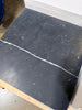 Black Nero Marquina marble tile with white veining and glossy finish 12x12