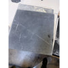 Polished gray marble tile with black veining, Nero Marquina 12x12 tumbled