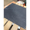 Dark gray nero marquina marble tile with elegant white veining 24x24 polished or honed finish