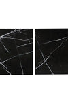 Nero Marquina / Black Marble 24X24 Polished or Honed
