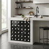 Black and white nero marquina marble mosaic panel with geometric interlocking pinwheel pattern polished or honed