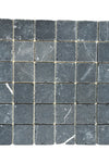 Nero Marquina Marble 2X2 Tumbled