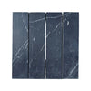 Four Nero Marquina Marble tiles showcasing elegant white veining on a black surface