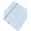 Rectangular marble tiles in Oriental White 3’’ X 12’’ field tile design