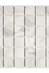 Oriental White / Asian Statuary 2X2 Marble Mosaic Polished or Honed