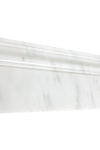 Oriental White / Asian Statuary 4 3/4X12 Baseboard Trim Polished or Honed