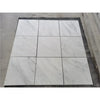 Nine square tiles of Oriental White Asian Statuary Marble 12X12 Tumbled