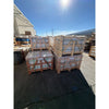Oriental White Asian Statuary Marble 12x24 Polished slabs on strapped wooden pallets