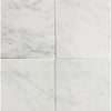 White marble tile pattern of Oriental White Asian Statuary Marble 18X36 Polished or Honed