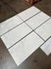 Polished Oriental White Asian Statuary Marble Tile 18x36 with Black Veins