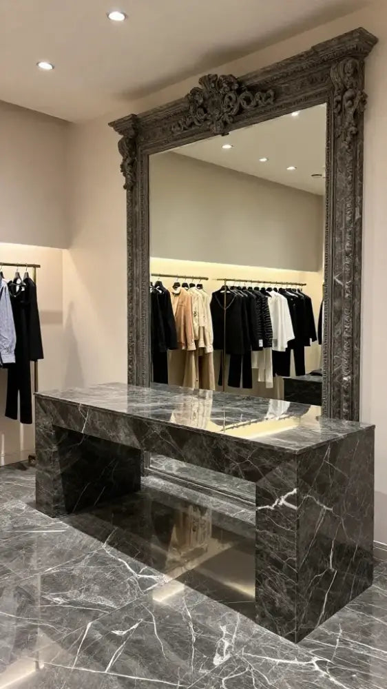 Ornate Mirror Frames in Boutique Retail