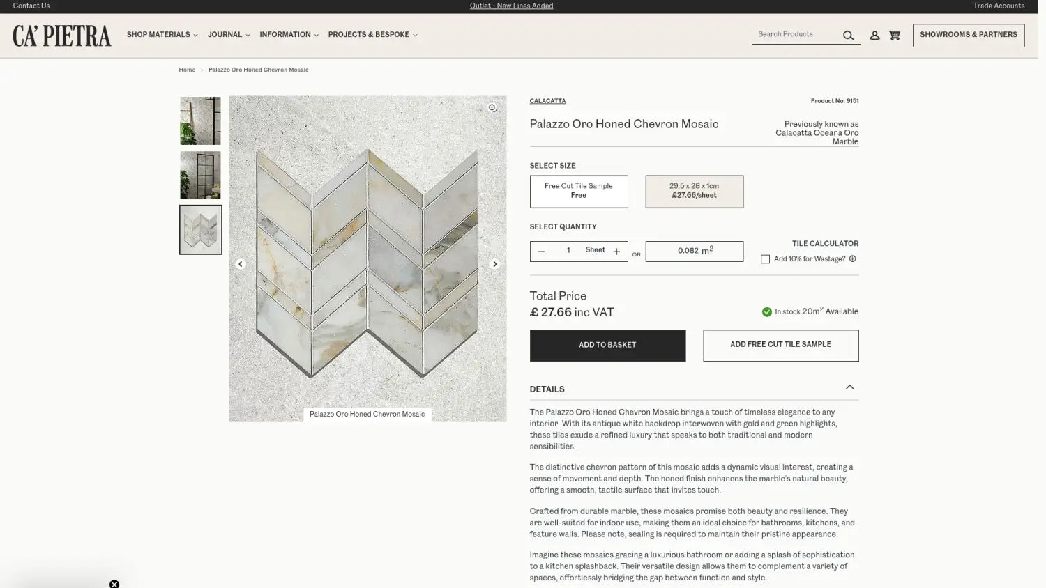 https://capietra.com/palazzo-oro-honed-chevron-mosaic