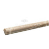Beige marble pencil tile in Philadelphia Travertine 3/4X12 Bullnose Liner Honed