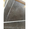 Dark gray Pietra Notte Marble 16x24 tile with subtle white veining