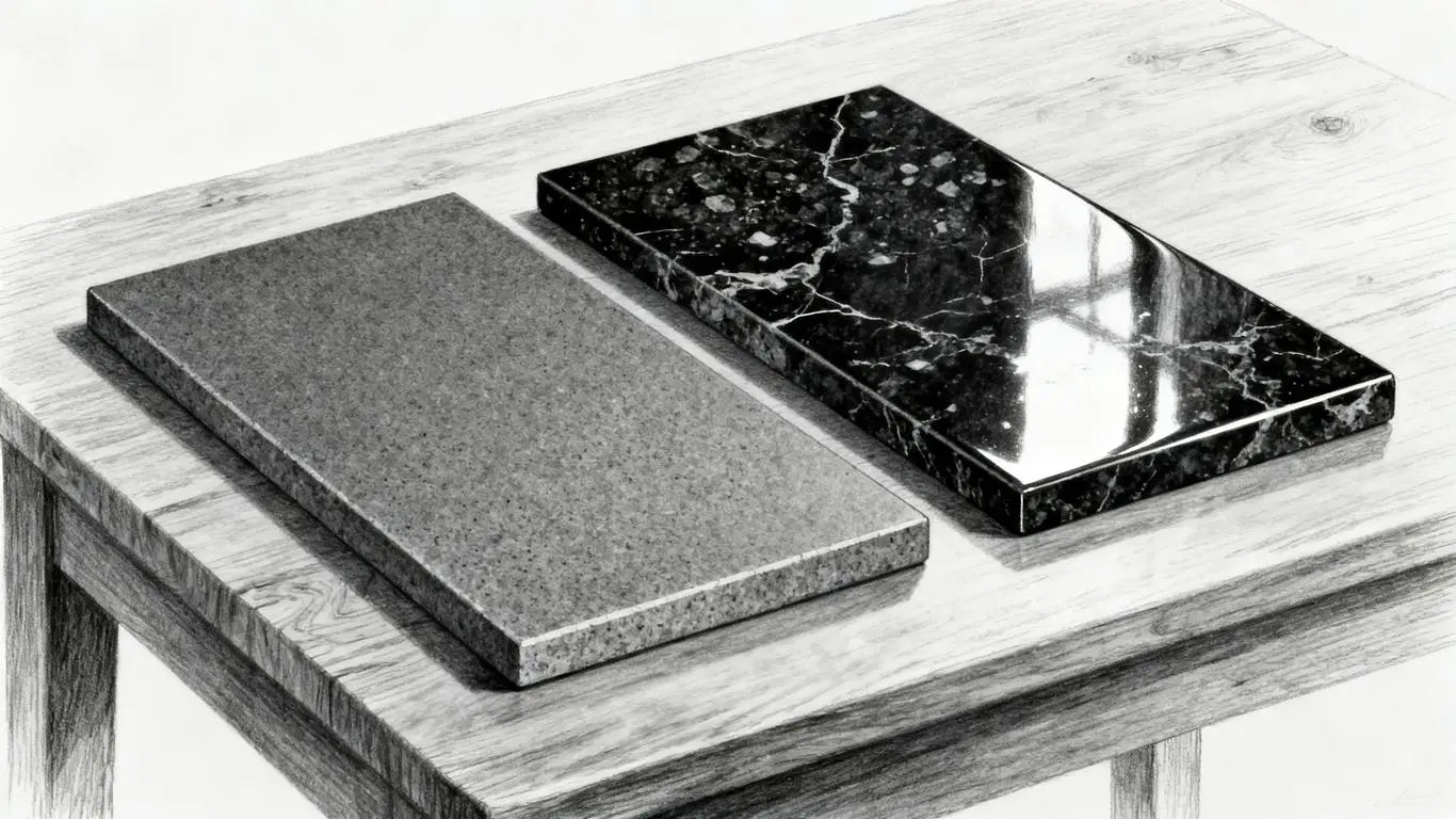 Honed marble texture sample