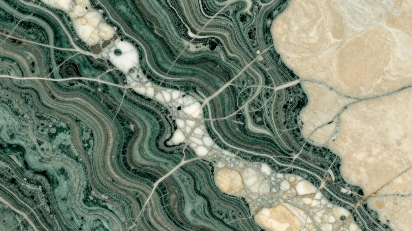 Trending marble colors with exquisite veining and patterns.