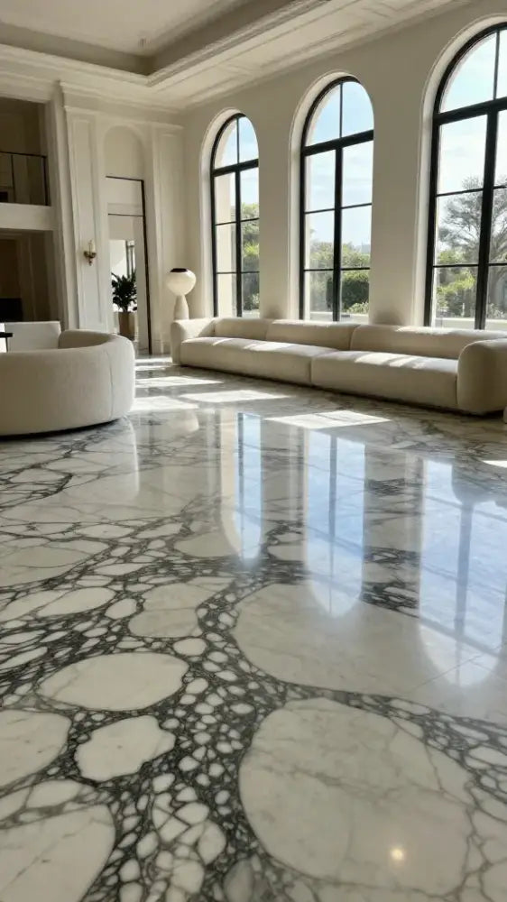 Polished Finish for Luxury Marble Floors