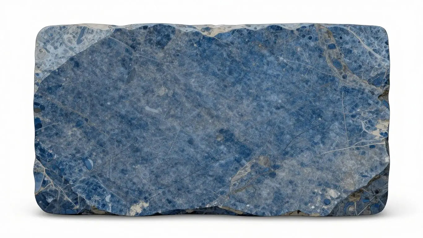 Close-up sketch of Nova Blue Limestone texture.