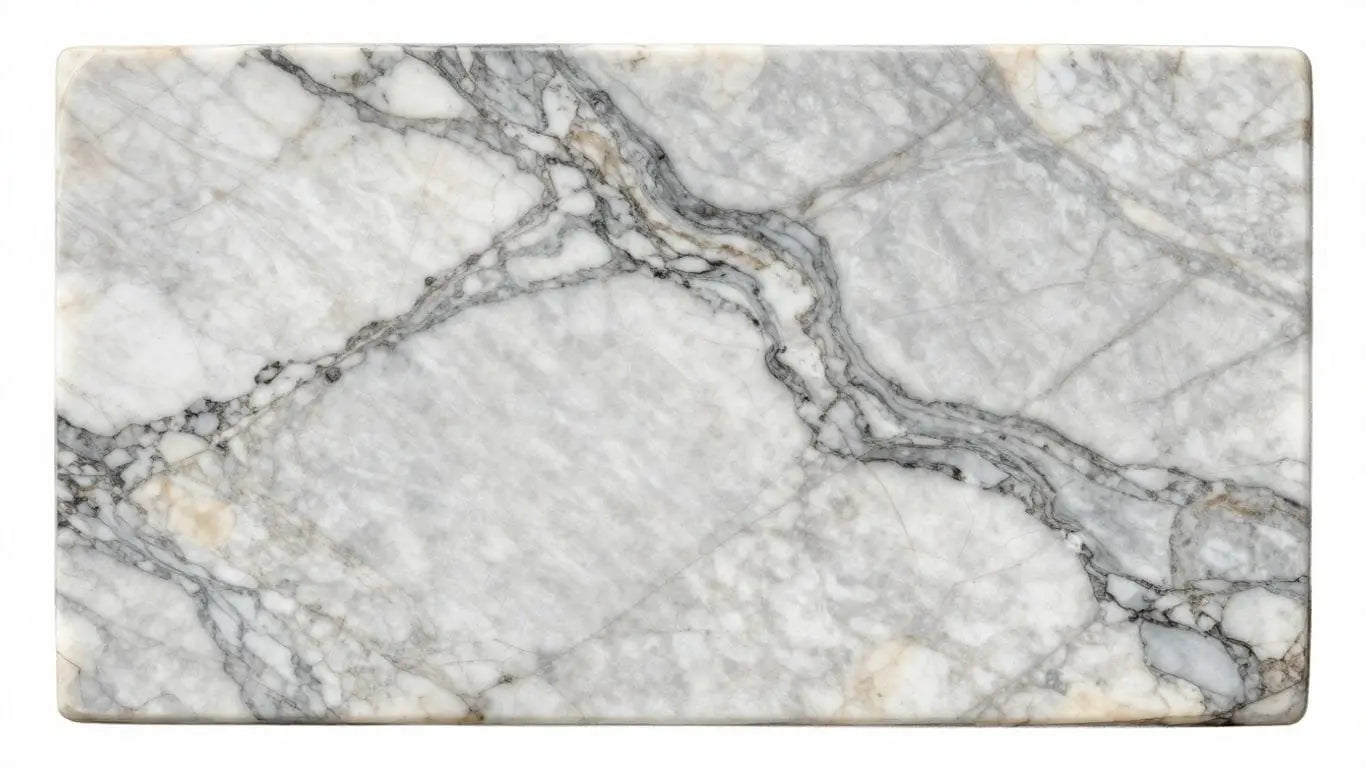 Dolomite marble slabs with elegant veining.
