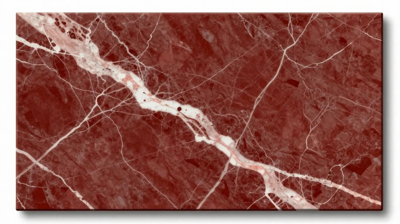 Rojo Alicante marble tiles sketch