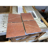 Red marble tiles with white veining in Rojo Alicante Marble 12X12 Honed-Polished
