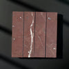 Red marble tile square of Rojo Alicante Marble 3’’ X 12’’ Field Tile for elegant decor
