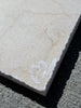 Rojo Alicante Rustic Modern Tumbled cream marble tile with veining