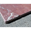 Rojo Alicante Rustic Modern Tumbled reddish-pink marble slab with white veining
