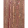 Rich terracotta and rust-colored marble with natural veining in rojo red vein-cut travertine 12x24 filled polished honed tile
