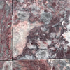 Polished Rosetta Storm Marble 12x12 Pink and Gray Tile Floor