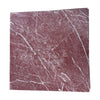Rosso Laguna Marble tile with deep reddish-brown color and striking white and grey veining