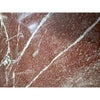 Polished Rosso Laguna Marble with red, white, and light green veining