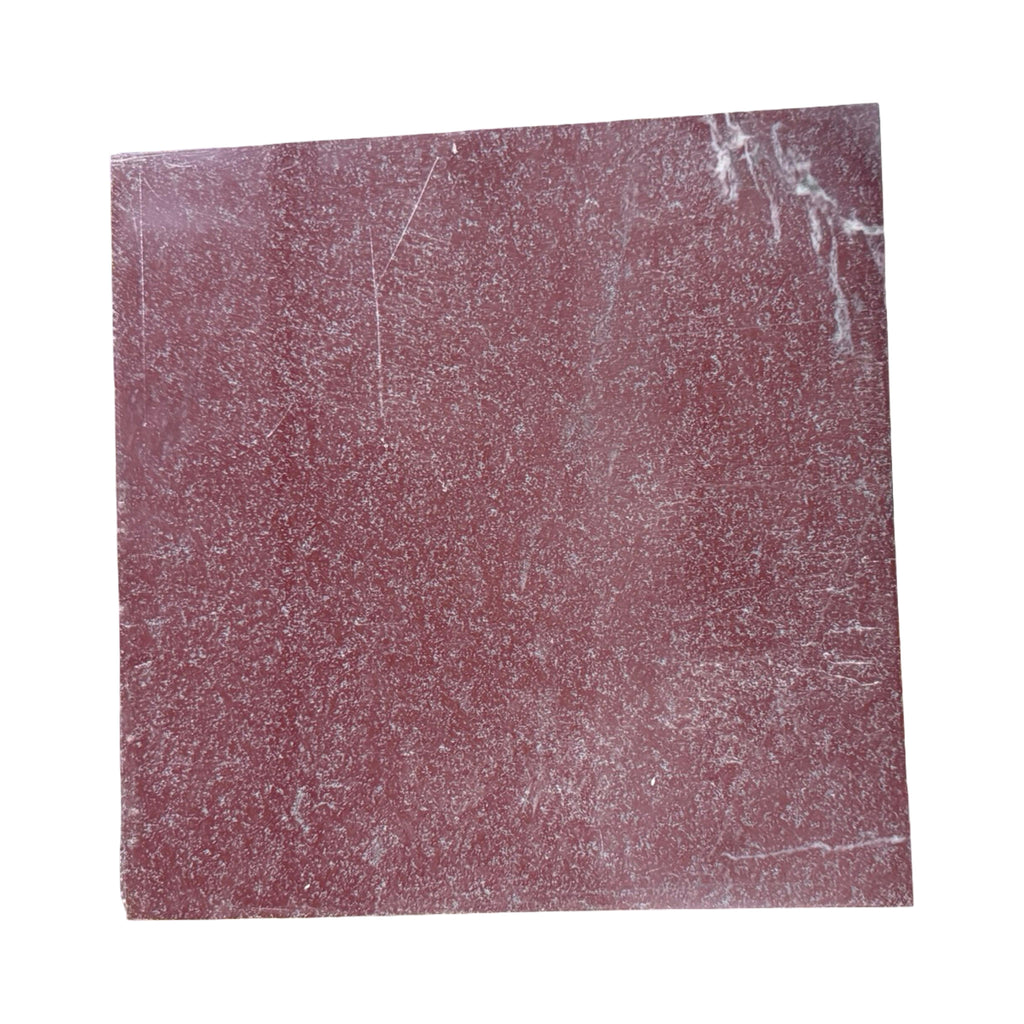 Dark red Rosso Laguna Marble tile with white veining for elegant interior design