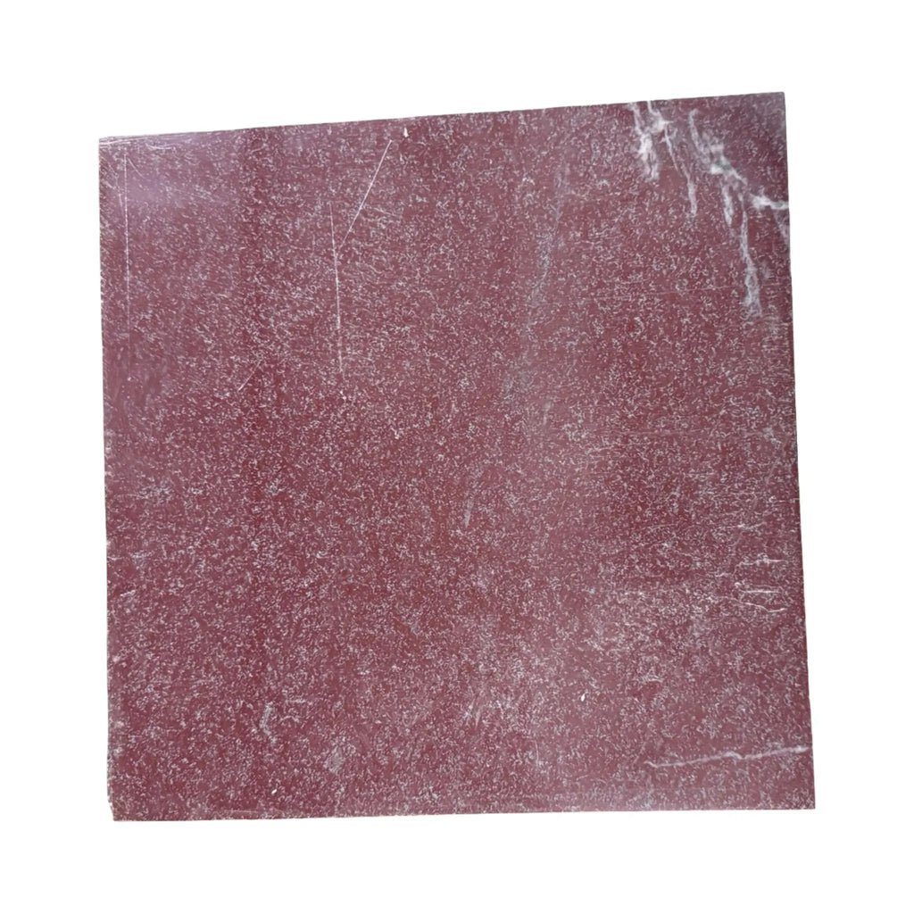 Dark red Rosso Laguna Marble tile with white veining for elegant interior design
