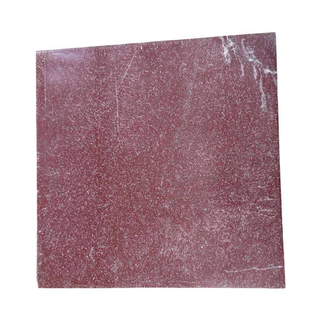 Reddish-brown granite tile with white veining from Rosso Laguna Marble collection