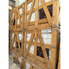 Wooden crates filled with Rosso Levanto Marble 12X12 Polished tiles